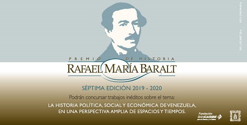 Extienden plazo para participar en la séptima bienal del Premio Rafael María Baralt
