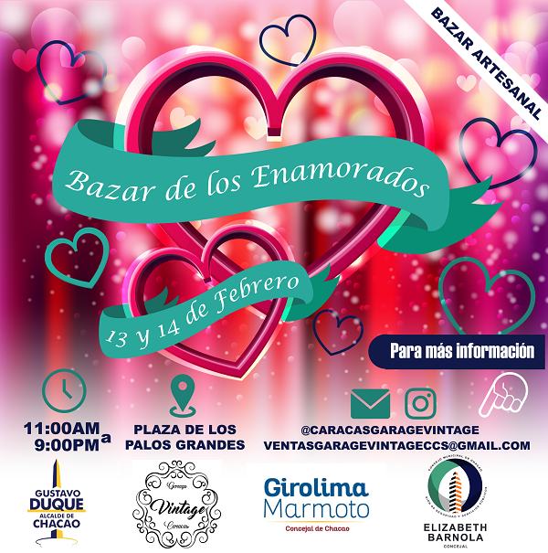 Municipio Chacao se une a la celebración del día de los enamorados de la mano de emprendedores