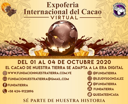 Expoferia Internacional del Cacao se realizará este 2020 de manera virtual